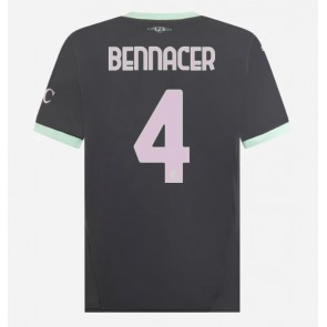 AC Milan Ismael Bennacer #4 Replika Tredjetrøje 2024-25 Kortærmet